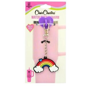 CharCharms Rainbow Water Bottle Charm with Stick-On Hook